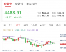 伊朗导弹袭击韩国商船，金价维持弱势